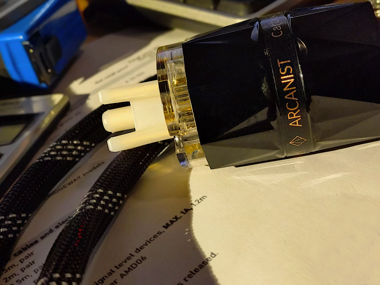 ARCANIST CarbonQUAD P mains power cable