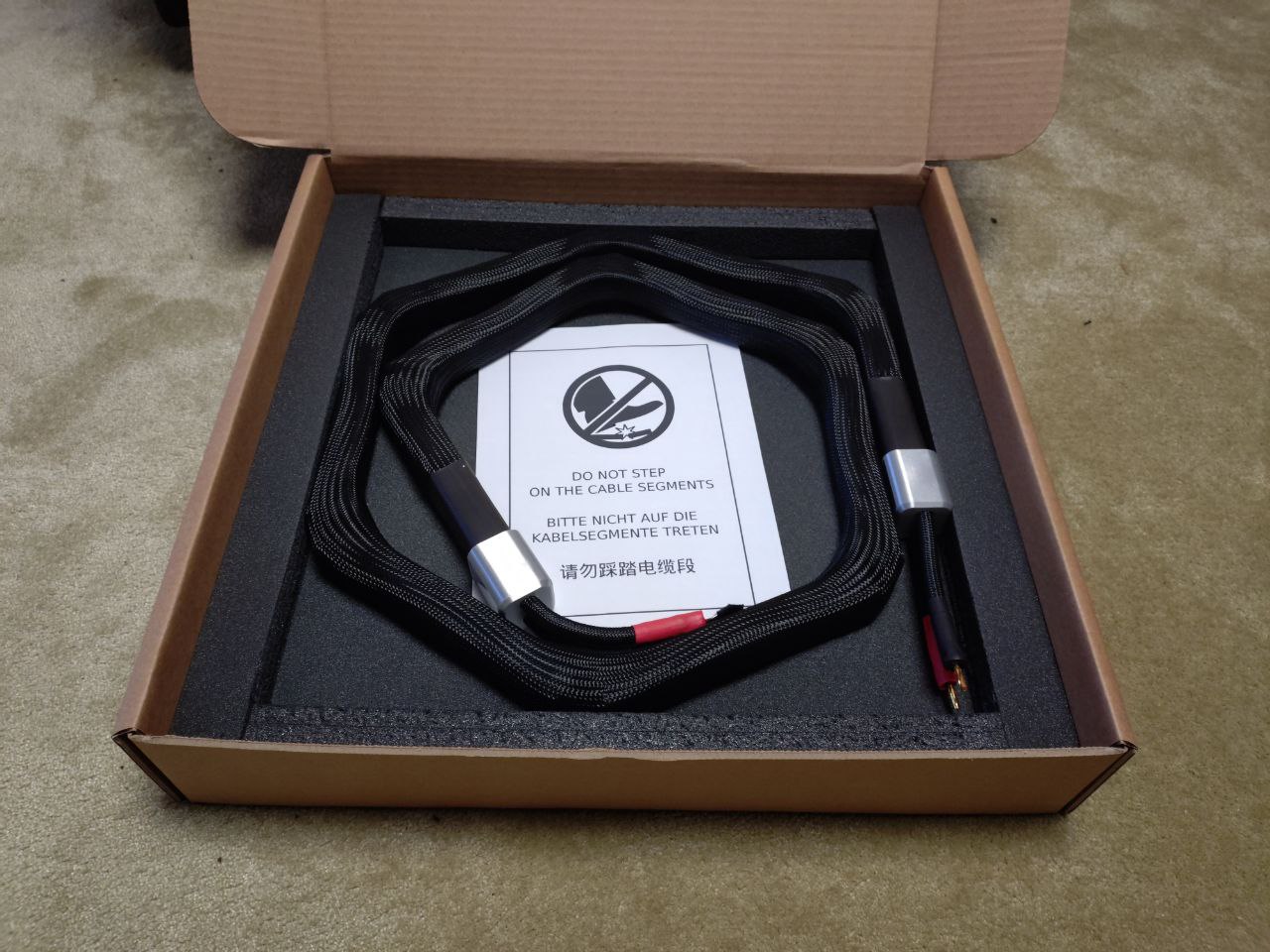 ARCANIST CarbonQUAD LSP speaker cable